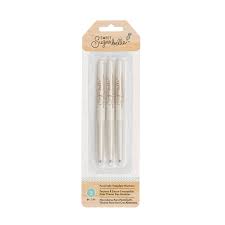 In order not to damage the surface while painting, it should be well dried. Food Coloring Pen 3 Pack Tan American Crafts