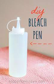 Combine 1/2 cup of baking soda, 1/2 cup hydrogen peroxide, and 20 drops lemon essential oil in a 4 oz squeeze bottle. Diy Homemade Bleach Pen So Easy To Make