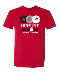 Ironman Louisville Men S Support Crew Tee Ironman Louisville Event Logo Self Fabric 32 Single Poly Cotton Rayon Triathlon Shirts Iron Man Shirt Iron Man