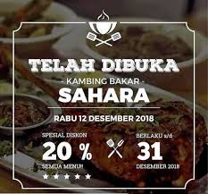 Roti pita (roti naan)•mentega•bubuk bawang putih•kambing bakar oven•selada•tomat•timun•mayonaise. Kambing Bakar Sahara The High Recommendation Restaurant For Visiting Steemit