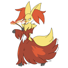 Delphox Collab Thing Cute Pokemon Pokemon Art Cool Pokemon