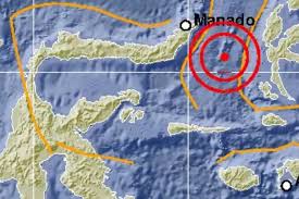 Gempa bermagnitudo 7,1ini mengguncang daerah maluku utara dan sulawesi utara. Tinggi Air Laut Di Tagulandang Sulut Sempat Naik Pasca Gempa Magnitudo 7