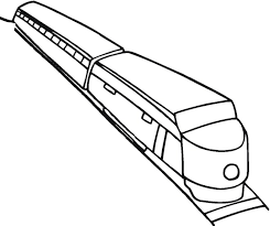 Find the two identical images. Train 2 Coloring Page