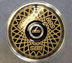 then add the bbs turbo fans with the iconic bbs cross spokes painted on car wheels wheel rims bbs wheels