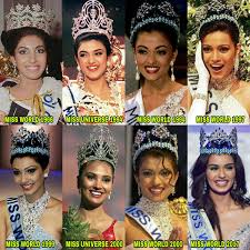 Priyanka chopra proved her intelligence by giving smart answers which eventually helped her win her the miss world crown. Pageant And Glamour India On Twitter Miss World 1966 Reita Faria Miss Universe 1994 Sushmita Sen Miss World 1994 Aishwarya Rai Miss World 1997 Diana Hayden