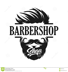 Logo Template Barber Shop Stock Vector Illustration Of Bearded 95602525 Tukang Cukur Desain Logo Potongan Rambut
