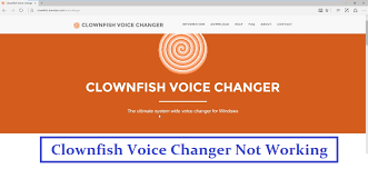 You can get clownfish here for windows. Full Solved Clownfish Voice Changer Not Working