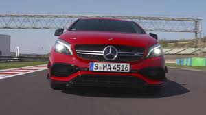 Mercedes Amg A 45 4matic Rouge Jupiter Presentation Essai Sur Circuit Youtube