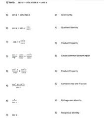 This booklet contains the worksheets for math 1a, u.c. Precalculus Trig 3 Verifying Identities Worksheet Answers Trigonometric Identities Solver