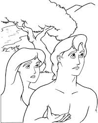 Why did eve eat the fruit? Adam And Eve Disobey God Coloring Pages