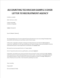 But they do not affect the opinions and recommendations of the authors. Accounting Technician Sample Cover Letter