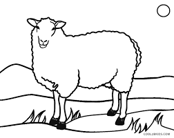 Free download sheep coloring pages (830), added on: Free Printable Sheep Face Coloring Pages For Kids