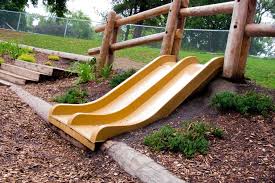 Guelph School Natural Playground Earthscape Ontario Natural Playground Backyard Playground Playground Slide