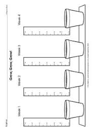 Garden Growth Chart Kindergarten Science Charts For Kids