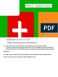 Determinarea oglinditului unui număr dat. Numeratie 1 Tematica