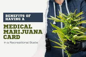 You have to be really sick and told by many doctors that you need the card. Benefits Of Having A Medical Marijuana Card In A Rec State My Mmj Doctor