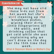 What A Stepmom Wants On Mother S Day Step Mom Quotes Funny Mom Quotes Step Moms