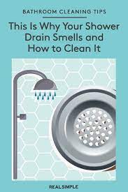this is why your shower drain smells plus how to clean it shower drain shower drain smell shower cleaner
