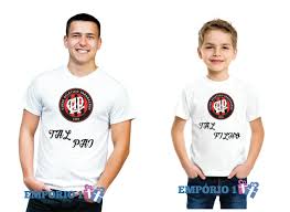 No site oficial do athletico paranaense você encontra: Kit Camiseta Futebol Clube Atletico Paranaense Tal Pai T No Elo7 Emporio 1 Presentes E Brindes 103e816