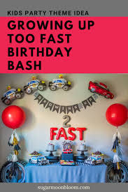 2nd Birthday Theme Ideas For Boy How To Blend Two Birthday Party Themes A Race Car And Police Party Sugar Moon Bloom Race Car Birthday Party Cars Theme Birthday Party 2nd Birthday Party For Boys