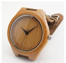 Beautiful Wooden Watch With Real Leather Wristband Unisex 9 5 Inch Band Length Water Resistant But Do N Wooden Watches For Men Wood Wristwatch Bamboo Watch