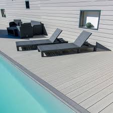 Plastic Wood Decking Boards Tongue Groove Plastic Wood Decking Expansion In Finland Wood Pool Deck Decks Backyard Outdoor Flooring
