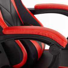 It has an adjustable headrest, an aside from that little issue, the hon chair comes with adjustable lumbar support that can be moved up and down and a comfortable seat that can slide. Black Gaming Chair With Footrest Ergonomic Computer Gaming Chairs Video Game Chair Pc Racing Computer Chair For Gamer With Lumbar Support Furniture Home Office Furniture