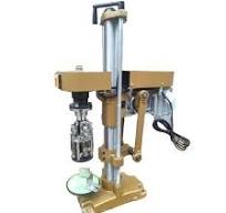 Semi Automatic Capping Machinery Metal Cap Wine Glass Bottle Capper  Equipment