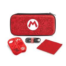Nintendo Switch Super Mario Bros Mario Remix Starter Kit With Travel Case Power Cable Nintendo Switch Accessories Nintendo Switch Super Mario Nintendo Switch