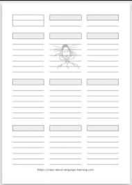 conjugation sheet