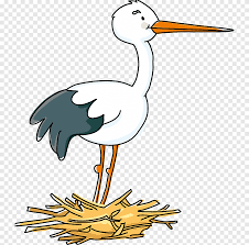 Enjoy the wonderful world of coloring sheets! Stork Animal Kid Coloring Pages Bird Drawing Stork Child Animals Png Pngegg