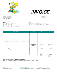 Get Our Image Of Maid Service Invoice Template Invoice Template Word Invoice Template Templates Free Design