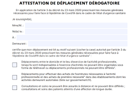 Telechargez L Attestation De Deplacement Originale Et Decouvrez Comment Elle Fonctionne