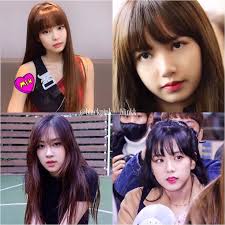 BLACKPINK with bangs