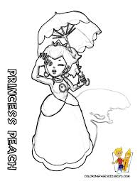 Rosalina peach and daisy coloring pages are a fun way for kids of all ages to develop creativity focus motor skills and color recognition. Chibi Princess Peach Coloring Pages Novocom Top