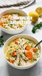 You want nothing more than to wrap yourself in a big ol' blanket and settle down with a mug of chicken noodle soup. Lemon Chicken And Rice Soup An Immersive Guide By Joyous Apron
