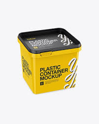 Download Glossy Square Butter Tub Mockup Halfside View High Angle Shot In Pot Tub Mockups On Yellow Images Object Mockups Mockup Free Psd Mockup Psd Free Psd Mockups Templates PSD Mockup Templates