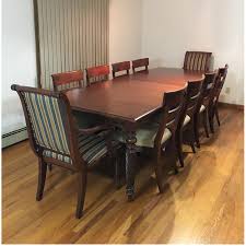 This ethan allen dining room set used graphic has 13 dominated colors, which include swing sage, kettleman, steel, bud, thamar black, paseo verde, black cat, pig iron, yellow emulsion, bavarian sweet mustard, worn wooden, medlar, hairy brown. Ethan Allen British Classics Livingston 11 Piece Dining Set Aptdeco