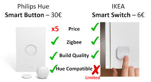 Philips Hue Smart Button Vs Ikea Smart Button Hue