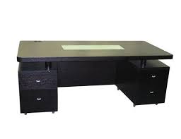 Gorgeous And Contemporary This Expansive Desk Has An Inset Glass Rectangle In The Desk Top For A Sophisticated Touch Enjoy Two File Cabin Modern Executive Desk