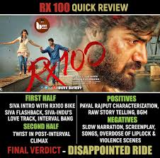 Buzz Basket On Twitter Kartikeya Payalrajput S Rx100 Review Rohiths very sad story incident in.