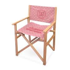 Envie de créer un décor de 7éme art dans votre aménagement de jardin ou votre décoration intérieure?la chaise cinéma est l'objet qu'il vous faut !. Fauteuil De Metteur En Scene Personnalise Helloprint
