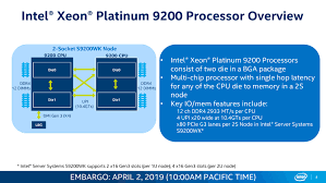 the intel second generation xeon scalable cascade lake now