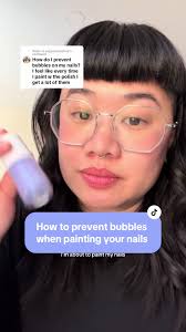 Prevent Bubbles When Painting Your Nails with Tips