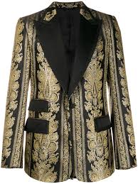 Dolce Gabbana Jacquard Casino Tuxedo Jacket Tuxedo Jacket Fashion Dolce Gabbana Man