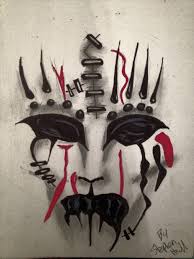 Every joey jordison slipknot mask ever! Sharpie And Charcoal Joey Jordison Mask Slipknot Metal Drawing Trash Polka Tattoo Designs