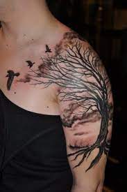 Subreddit R Tattoos Reddit Permalink Tree Tattoo Arm Tree Sleeve Tattoo Neck Tattoo