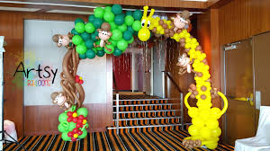 Check out our jungle theme balloon selection for the very best in unique or custom, handmade pieces from our balloons shops. Birthday Party Jungle Theme Balloon Decoration Novocom Top