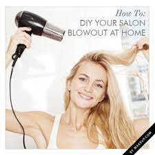 How To Diy The Perfect Salon Blowout At Home Salon Blowout Blowout Hair Hair Tutorial