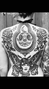 Women S Traditional Back Piece Back Tattoo Tattoos Back Pieces